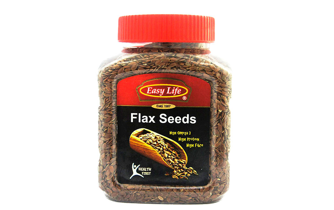 Easy Life Flax Seeds    Plastic Jar  350 grams